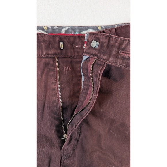 Meyers Men's Burgundy Chinos Casual Pants Slim Fit Stretch Comfortable 38 x 28 - Picture 5 of 9
